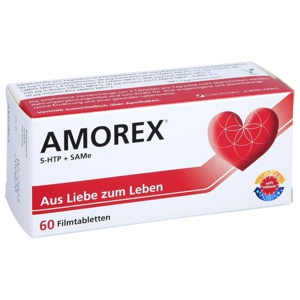 AMOREX 5-HTP und SAMe Filmtabletten Produktbild