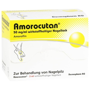 Amorocutan 50mg/ml 3 ml Wirkstoffhaltiger Nagellack Produktbild