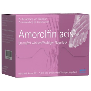 AMOROLFIN acis 50 mg/ml wirkstoffhalt.Nagellack Produktbild