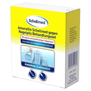 Amorolfin Schollmed gegen Nagelpilz Behandlungsset, 2.5 ml Wirkstoffhaltiger Nagellack Produktbild