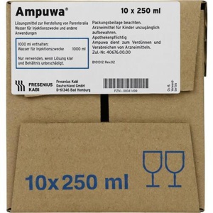 AMPUWA Glasflasche Injektions-/Infusionslösung Produktbild