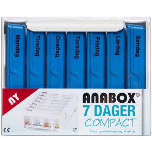 Anabox Compact 7 Dage Blå produktbillede