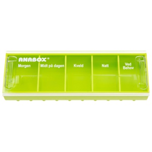 Anabox Dagsdosett Limegrønn 1 stk produktbilde