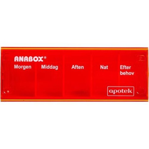 Anabox Doseringsæske Daglig produktbillede