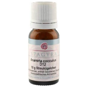 Anamirta Cocculus D 12 Globuli, 10 g Globuli Produktbild