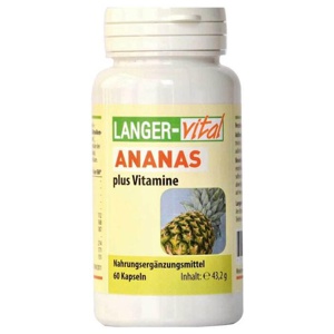 ANANAS 900+Bromelain 60 mg/Tg Kapseln Produktbild