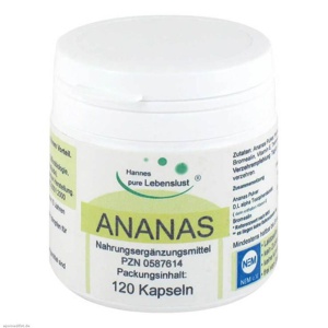Ananas Enzyme Kapseln, 120 St Kapseln Produktbild