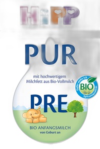 Anfangsmilch Pre PUR von Geburt an, 500 g Produktbild