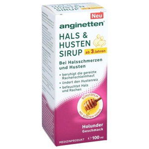 ANGINETTEN Hals & Husten Sirup Produktbild