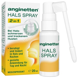 ANGINETTEN Halsspray 2in1 Erw. Produktbild