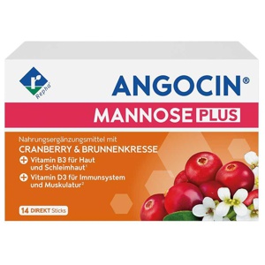 Angocin Mannose Plus Pulver zum Einnehmen, 14X3 g Pulver zum Einnehmen Produktbild