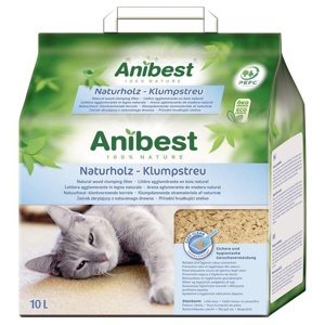 Anibest Naturholz Katzenstreu Produktbild