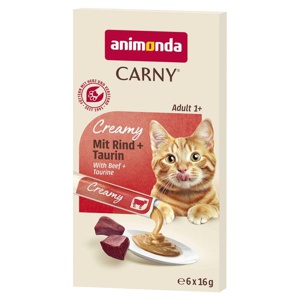 animonda Carny Cream 6x16g Rind und Taurin 6x16 g Produktbild