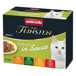 Animonda Vom Feinsten Adult Raffinesse in Sauce Mixpaket Produktbild
