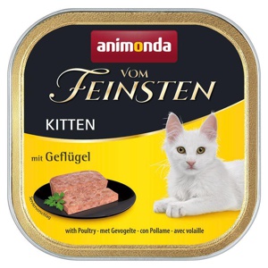 animonda Vom Feinsten Nassfutter Kitten, mit Geflügel 6x100 g Produktbild