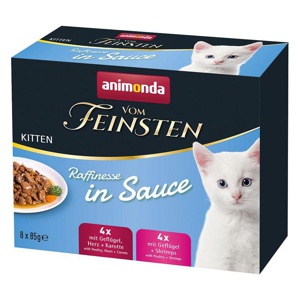 Animonda Vom Feinsten Kitten Raffinesse in Sauce Mixpaket Produktbild