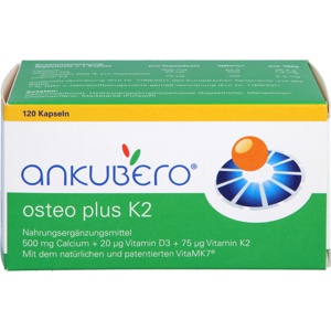 Ankubero osteo plus K2 Kapseln, 120 St Kapseln Produktbild