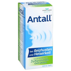 ANTALL bei Reizhusten und Heiserkeit Saft Produktbild