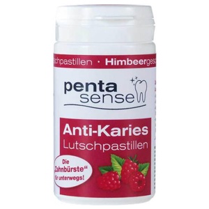Anti-Karies Lutschpastillen Himbeere, 30X2 g Pastillen Produktbild