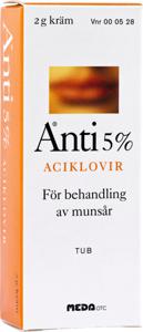 Anti, kräm 5 %, 2 g produkt bild