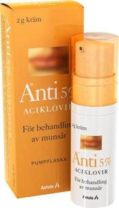 Anti, kräm 5 % (pumpflaska), 2 g produkt bild