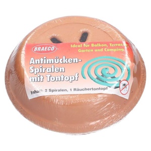ANTI-MÜCKEN Spiralen m.Tontopf Produktbild