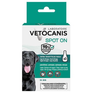 Anti-parasitmiddel Spot-on hund L 30-50 kg 3x3 ml produktbillede