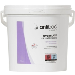Antibac 75% Overflatedesinfeksjon Våtservietter 300 stk produktbilde