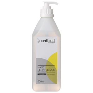 Antibac 85 % hånddesinfeksjon 600 ml produktbilde