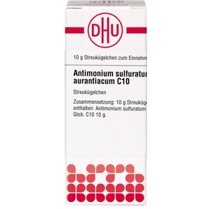 ANTIMONIUM SULFURATUM aurantiacum C 10 Globuli Produktbild