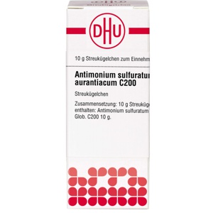 ANTIMONIUM SULFURATUM aurantiacum C 200 Globuli Produktbild