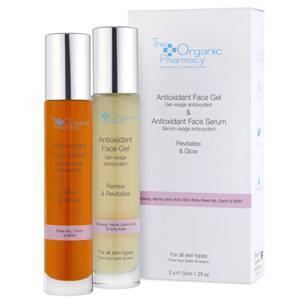 The Organic Pharmacy Antioxidant Face Serum + Antioxidant Face Gel 2x35 ml 70 ml produkt bild