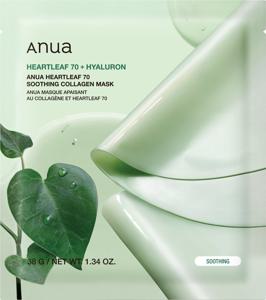 Anua Heartleaf 70 Soothing Collagen Mask 1 st produkt bild