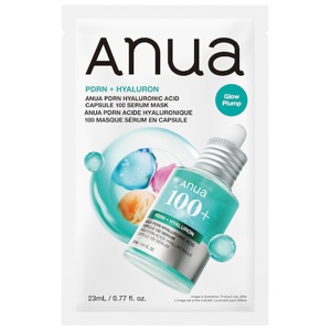 Anua - Pdrn Hyaluronic Acid Capsule 100 Serum Mask - Maske Med Intens Hydrering - Hyaluronic Acid 100 Serum Mask (10pcs) - For Women produktbillede