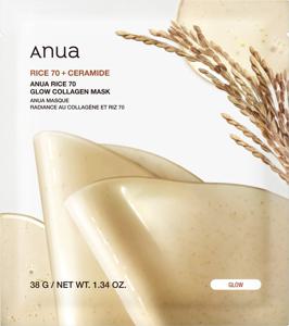 Anua Rice 70 Glow Collagen Mask 1 st produkt bild
