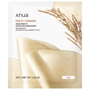Anua Rice 70 Glow Collagen Mask produktbillede