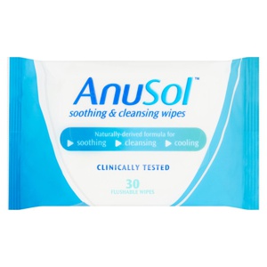 Anusol Soothing & Cleansing Flushable Wipes product image