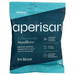 Aperisan Zahnputztabs Mundflora +, 84 St Kautabletten Produktbild