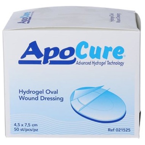 ApoCure Hydrogel Oval 4,5×7,5 cm 50 stk produktbillede