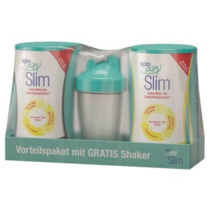 Apoday Slim Vorteilspaket mit Shaker, 1 P Pulver Produktbild