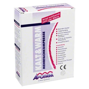 Apofam Kalt Warm Kompresse 12x28cm, 1 St Kompressen Produktbild