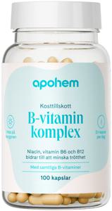 Apohem B-vitaminkomplex 100 kapslar produkt bild