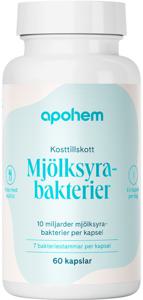 Apohem Mjölksyrabakterier 10 miljarder 7 stammar 60 kapslar produkt bild