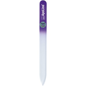 APOLINE Nagelfeile Glas 14 cm lila Produktbild
