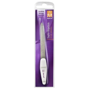 APOLINE Nagelfeile Saphir 13 cm extrafein verchro. Produktbild