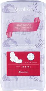 Apoliva Lång binda med vingar, 24 st produkt bild