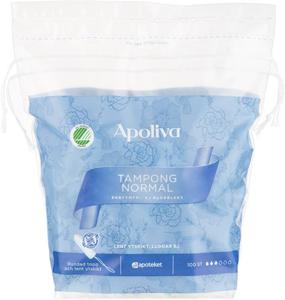 Apoliva Tampong normal, 100 st produkt bild