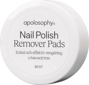 Apolosophy Nail Polish Remover Pads 30 st produkt bild