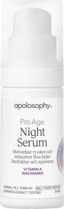 Apolosophy Pro-Age Night Serum Parfymerad 30 ml produkt bild