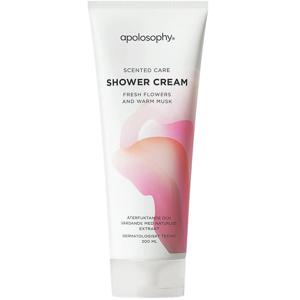 Apolosophy Scented Care Shower Cream Flowers and Musk 200 ml produkt bild